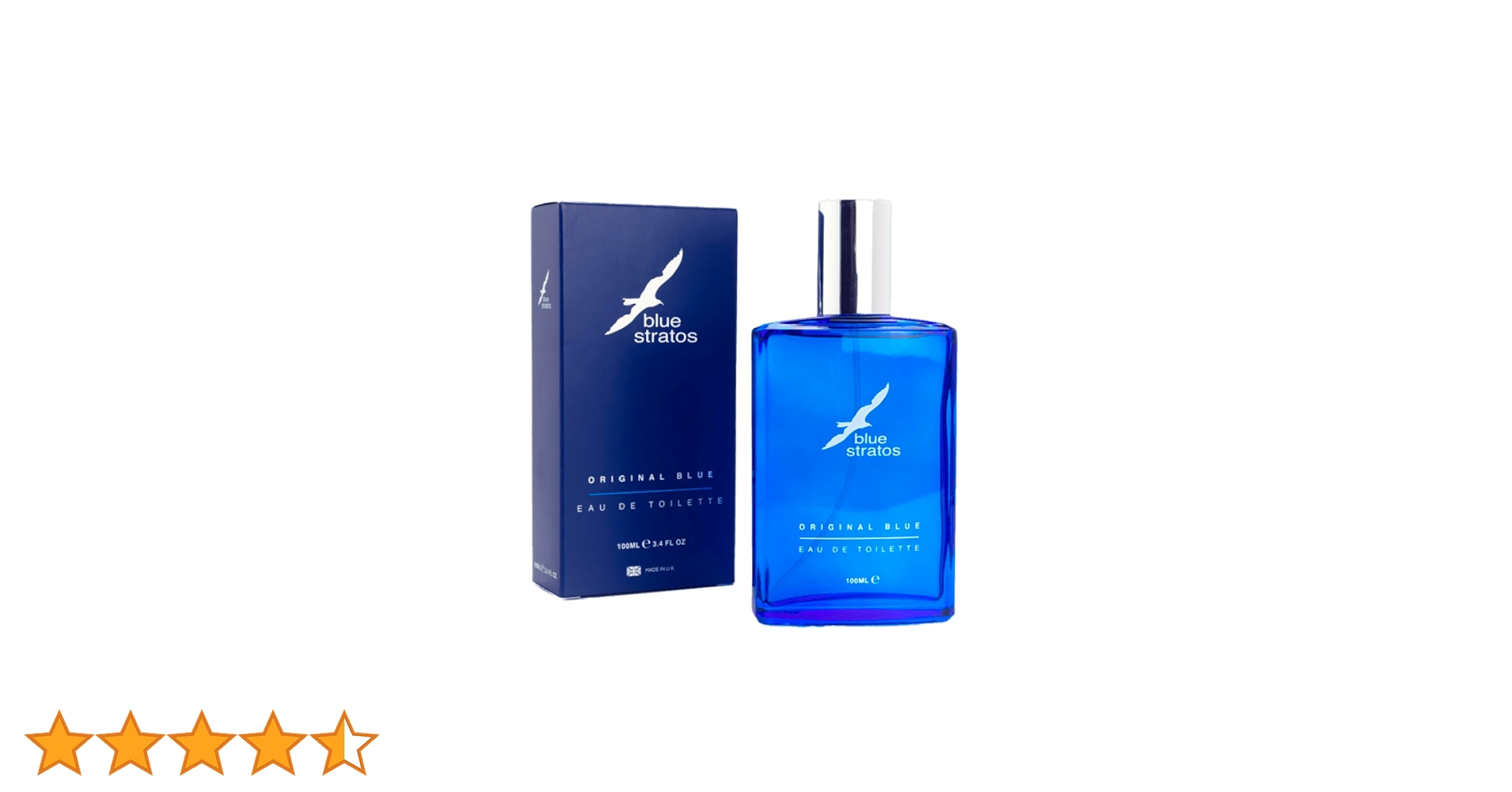 Blue Stratos Eau De Toilette, Original Blue for Men, Lasting